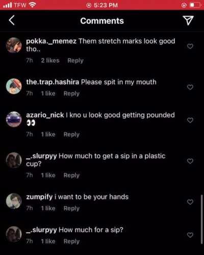 He ain’t starvin, he dehydrated, homie need milk