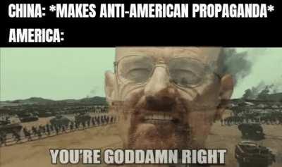 Keep trying, China, it's been quite amusing