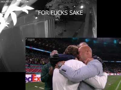 Someone's neighbour was unhappy...