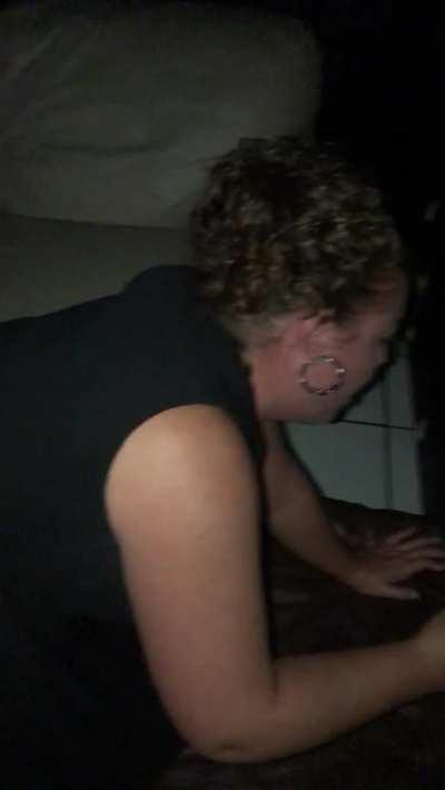 Being a BBC slut at the gloryhole