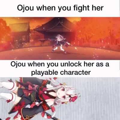 Ojou meme but its a gif