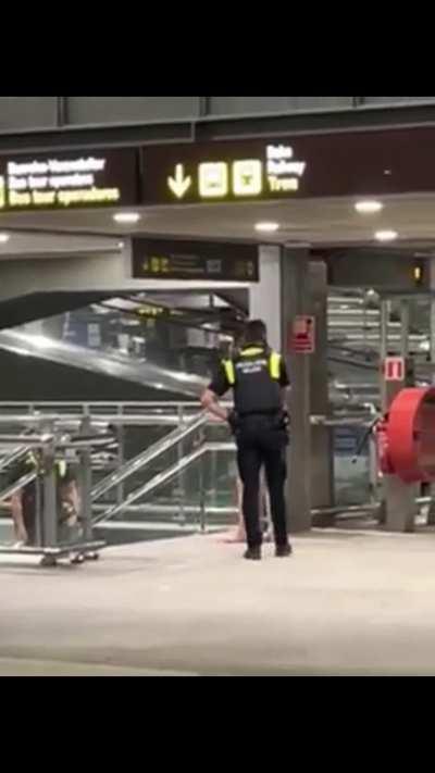 Already strip searched in public, she did not want to see what else the officers had in store for her