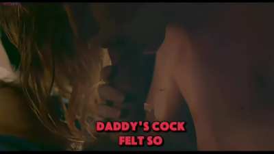 Daughter wants to see her Dad happy again or is it something else?