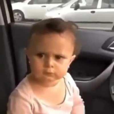 Quite annoyed by the laughter