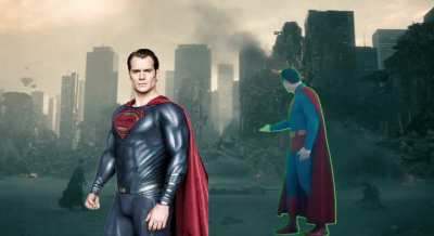 Superman and Man of Steel Team Up