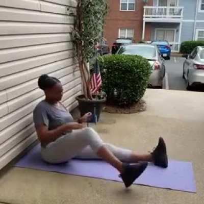 WCGW using exercise expanders without grips