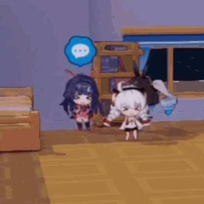 Kiana and mei cheering you on that you make your Dreams possible