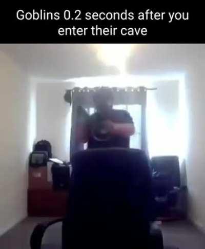 One lucky hit can always one shot the level 1 Wizard