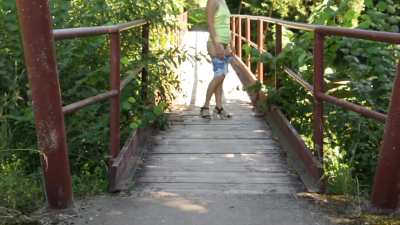 Walking With The Panties Down