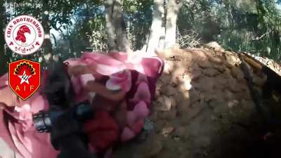 [Myanmar/Burma] Sniper mission performed by the Chin Brotherhood and Anti-Fascist Internationalist Front during the Falam battle (November 19, 2024)