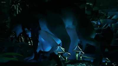 ahri getting completely full of big wolf cum (closer cum )