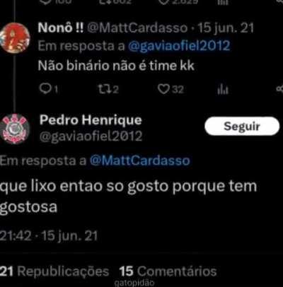 Metade homem, metade corinthians