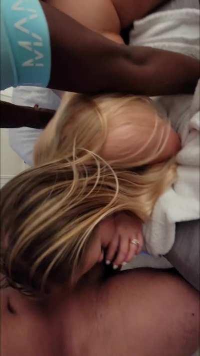 I'm such a slutty hotwife taking two BBC'S 😛