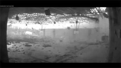 Tornado decimates school gymnasium