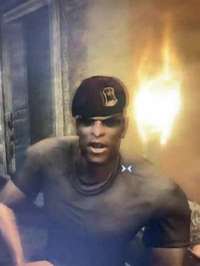 I caught Boone in the act (sorry for the recording quality) . I play with no mods