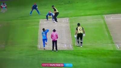 glitch in the matrix (only 7.3 overs had been bowled yet)