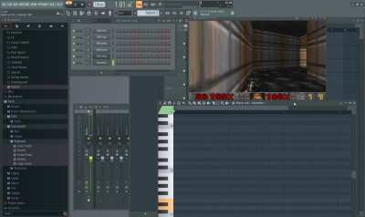 Doom running in FL Studio
