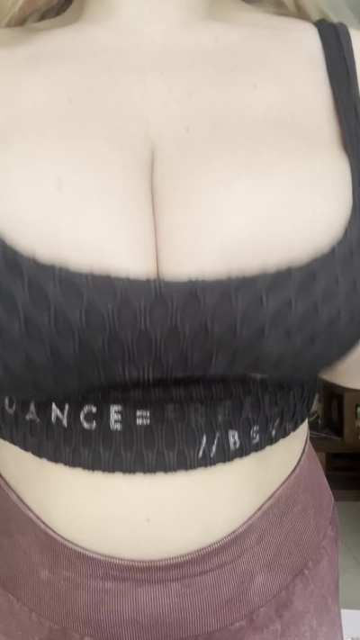 Where would you like to eat my huge tits on the Kitchen? or Bathroom?