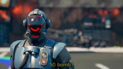 He should've gotten the 50 bomb