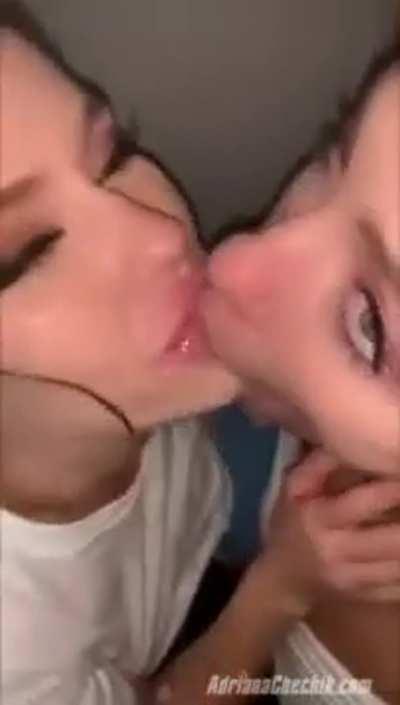 Adriana Chechik and Megan Rain Cumswapping