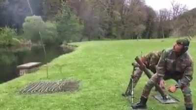 The real hero of is the guy that laid out that rope so perfectly!