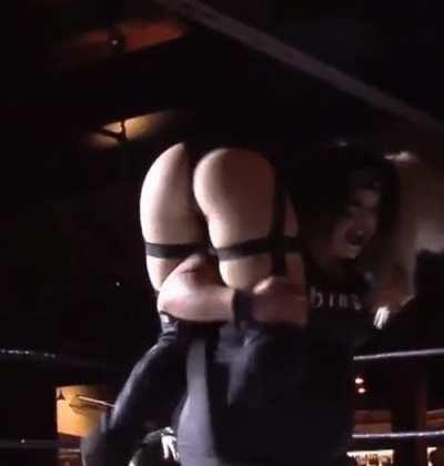 Scarlett Bordeaux fireman carried