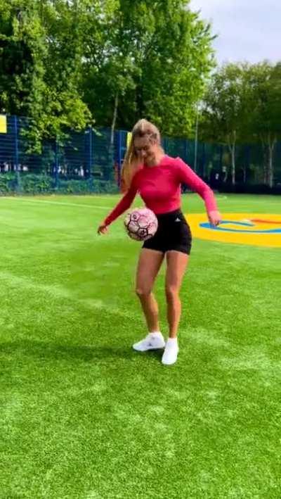 Amazing ball control skill