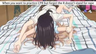 What is step-imouto doing?