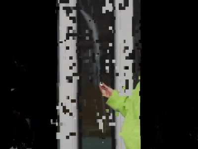 Girls asks people if they want a 