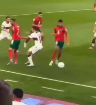 Moroccan technical quality in display to beat the portuguese press