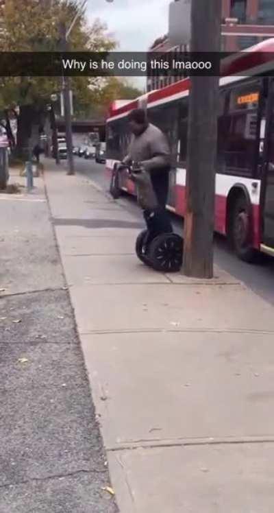 Rigby Kidnapped By Man On Segway