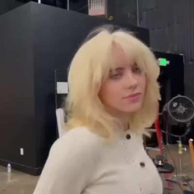 Slowed of the new blonde busty Billie