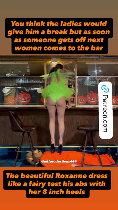 8 inch Heel Trample at Halloween Party