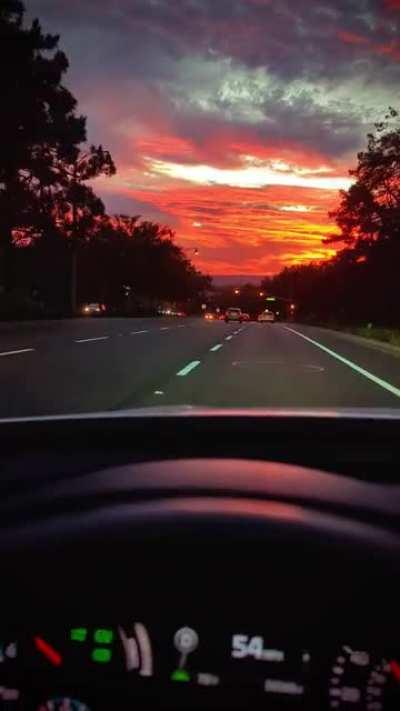 Sunset was something special today