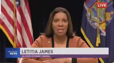 NY AG Letitia James goes off on Trump and promises she will not back down