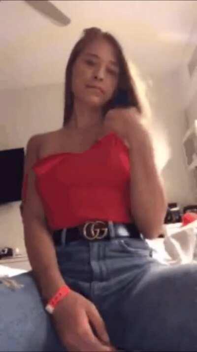 1 strap, 2 strap, boobs!