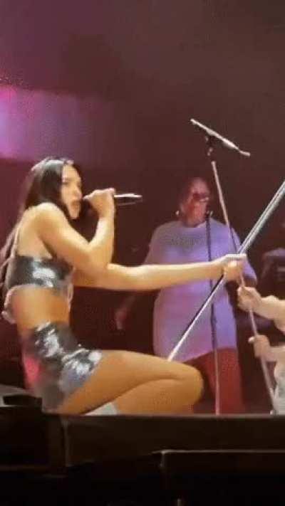 Dua Lipa definitely has pegging experience