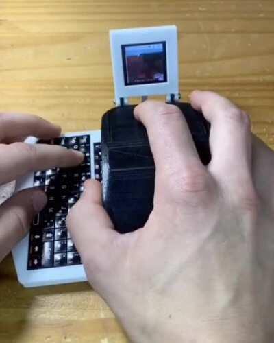 Playing Minecraft On A Computer Mouse