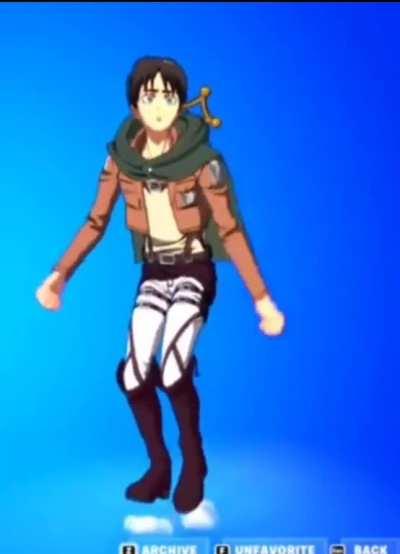 thoughts on eren in fortnite?