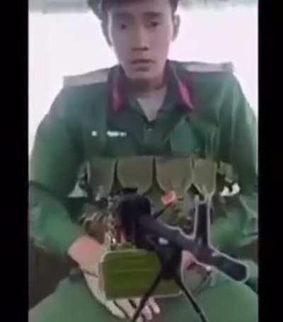 Chinese soldier thug