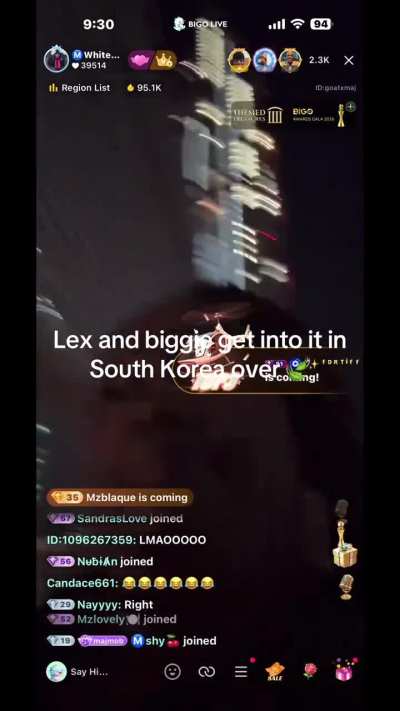 Biggie Lex beef over chicken nuggets and weed