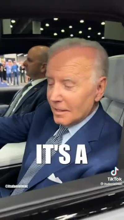 why is he parked there?