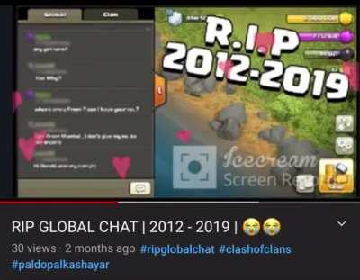 Rip globel chat man 😭😭