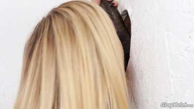 Swallowing Big Black Gloryhole Dick