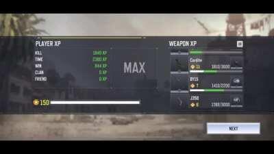 This is the fastest way to upgrade your weapons. I got almost 14,000 weapon xp without even trying. Read main comment