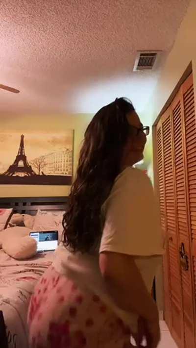 You're going to be rock hard if I twerk my ass right on your dick