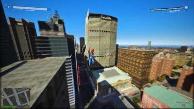 Exploring liberty city in GTA V