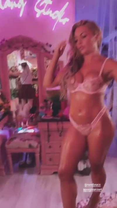 BTS of the Amanda Saccomanno & Paige VanZant shoot