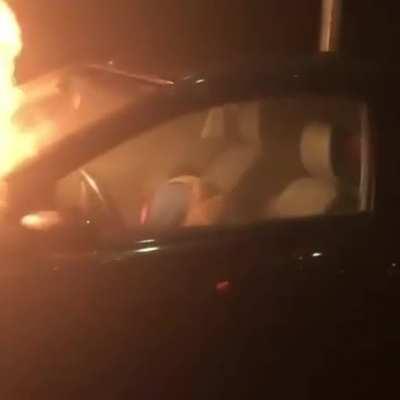 I guess he wanted to get extra 5 mins of sleep