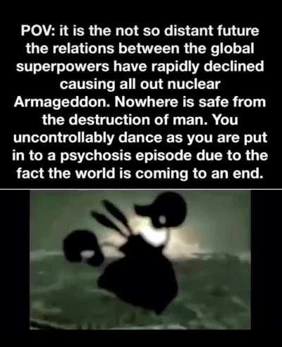 “Just like the hit game Fallout!”